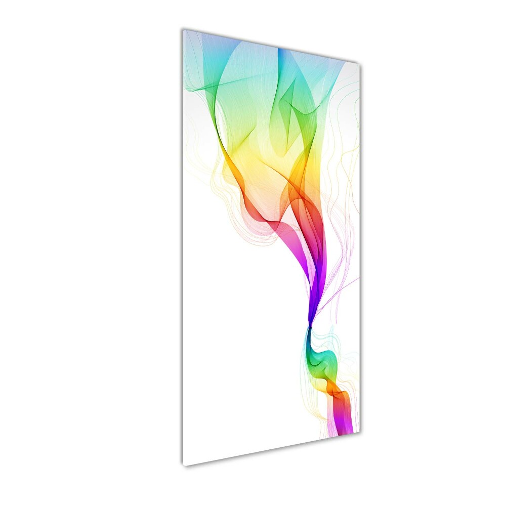 Print on a a glass Colorful abstraction