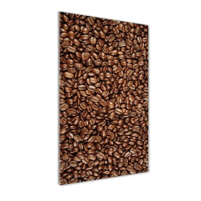 Print on a a glass Coffee beans