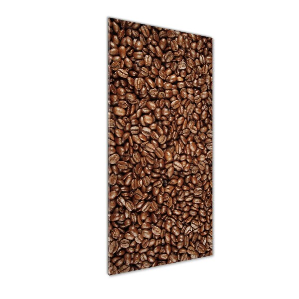 Print on a a glass Coffee beans