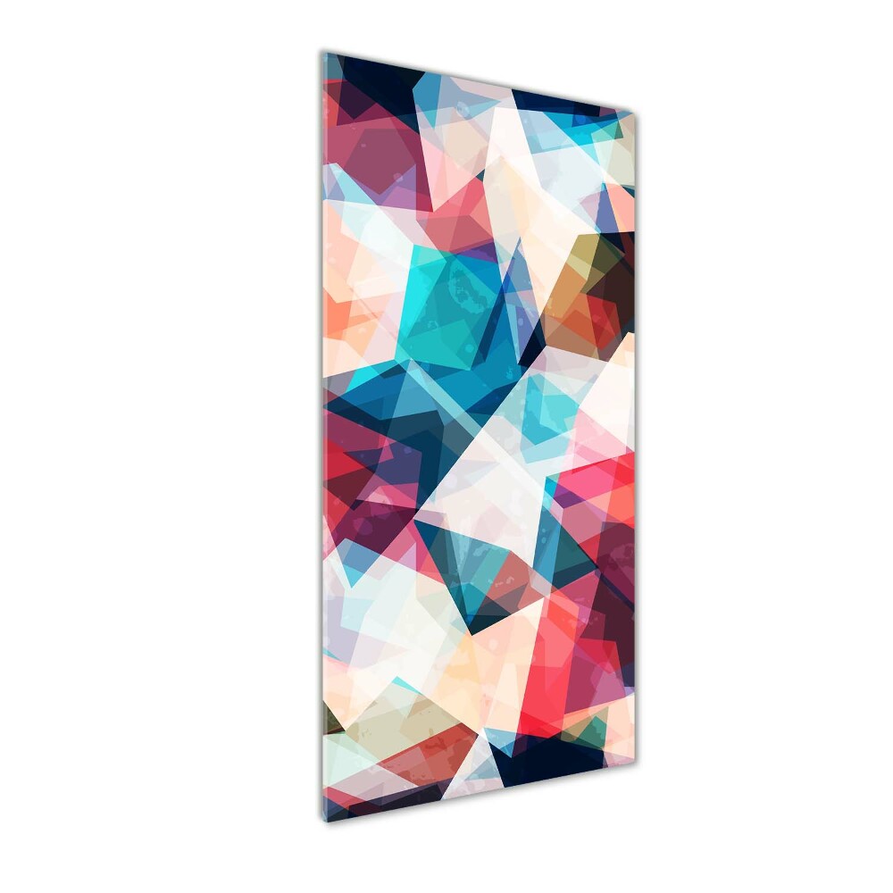 Glass wall art Mosaic abstraction