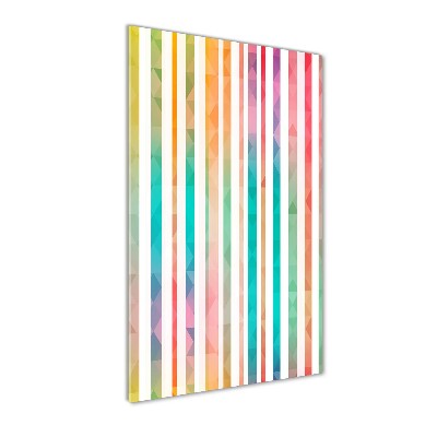 Print on a a glass Colorful stripes