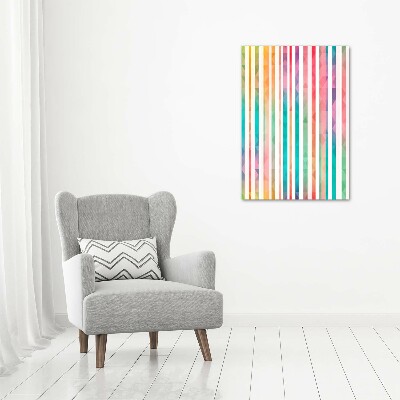 Print on a a glass Colorful stripes