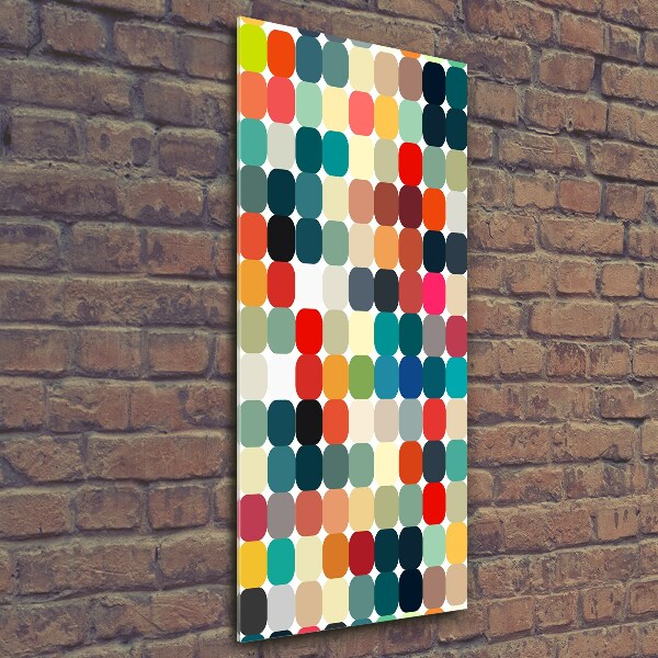 Wall art on glass Geometric background