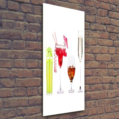 Photo printed on glass Colorful cocktails