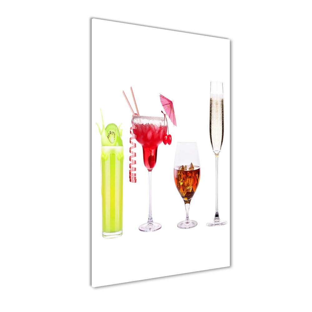 Photo printed on glass Colorful cocktails