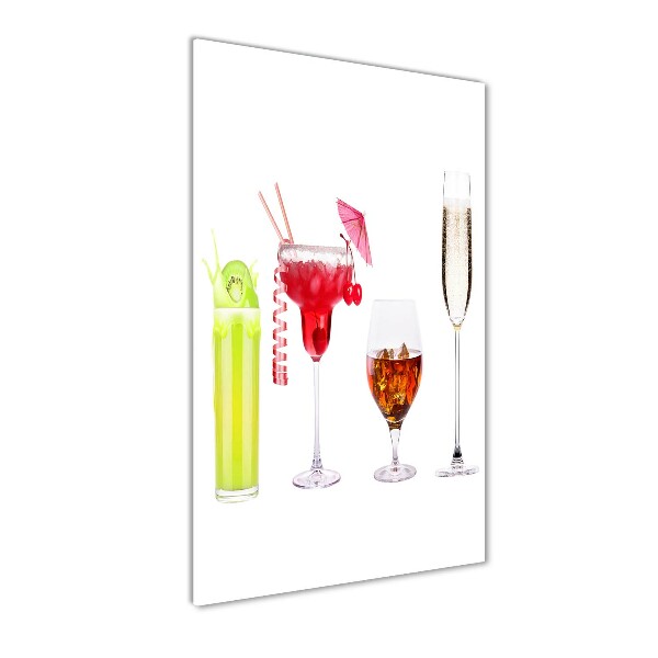 Photo printed on glass Colorful cocktails