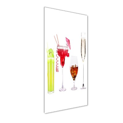 Photo printed on glass Colorful cocktails