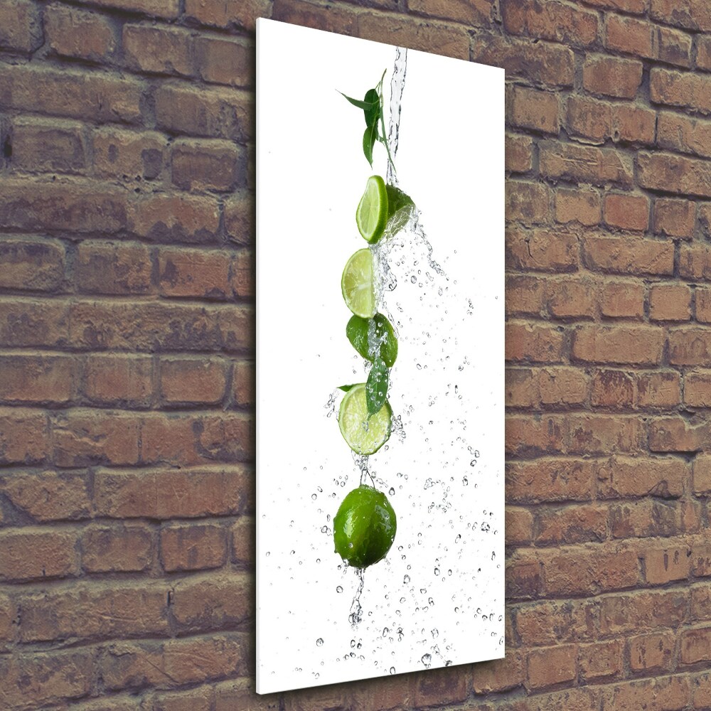 Photo printed on glass Lime