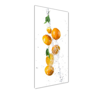 Photo printed on glass Oranges