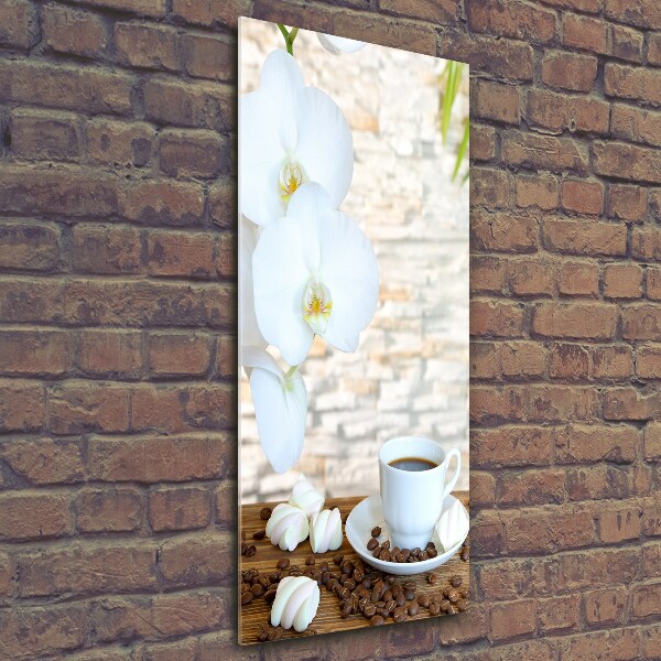 Photo printed on glass Cup of coffee