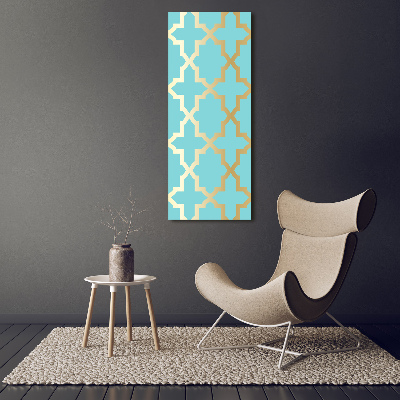 Glass art picture Arabic pattern