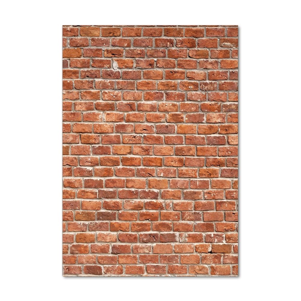 Glass wall art Brick wall