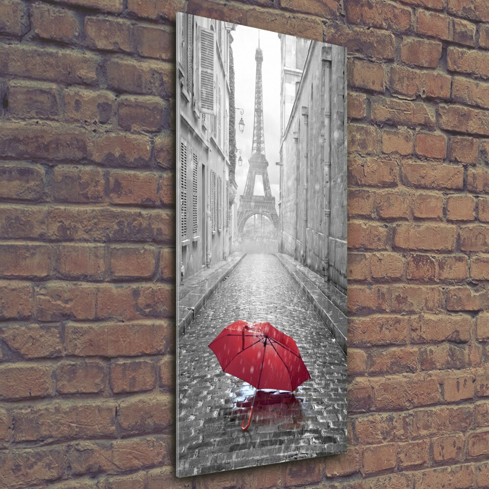 Glass wall art France umbrella