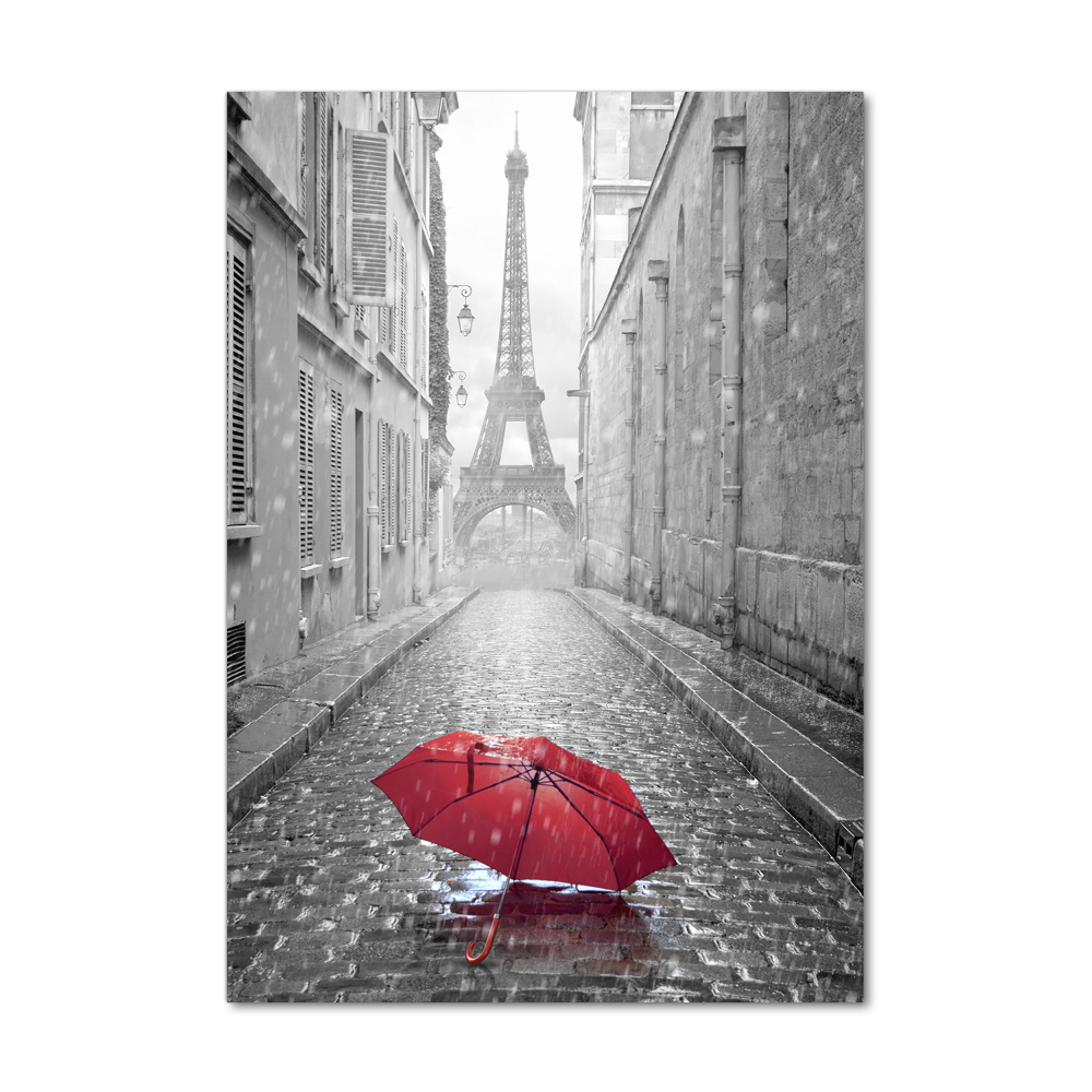 Glass wall art France umbrella