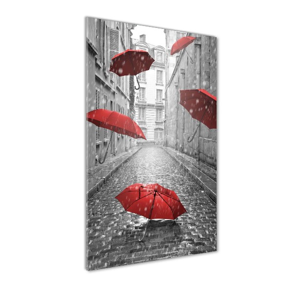 Print on a a glass France umbrella