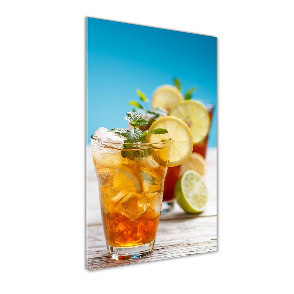 Photo printed on glass Ice tea