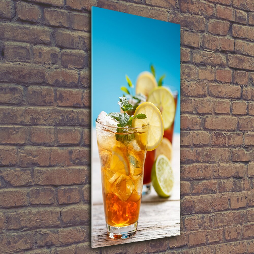 Photo printed on glass Ice tea