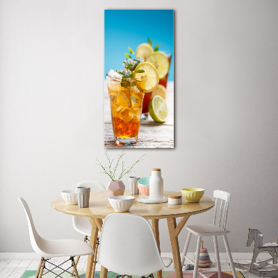 Photo printed on glass Ice tea