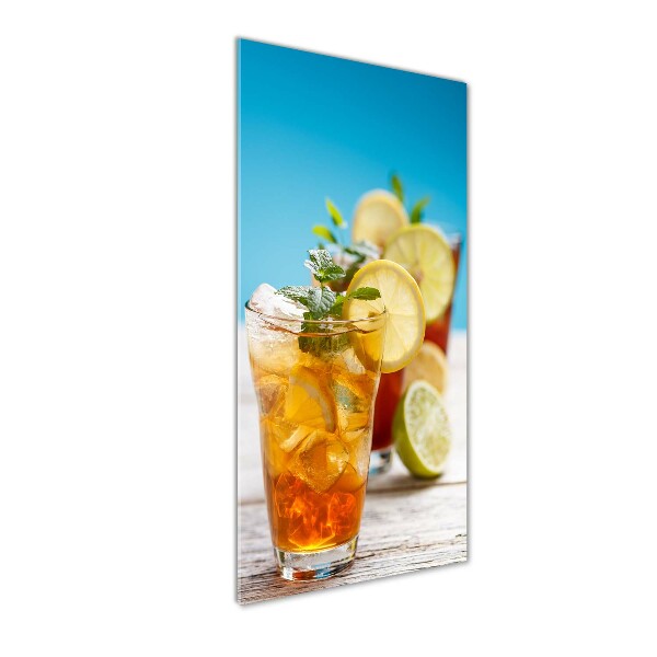 Photo printed on glass Ice tea