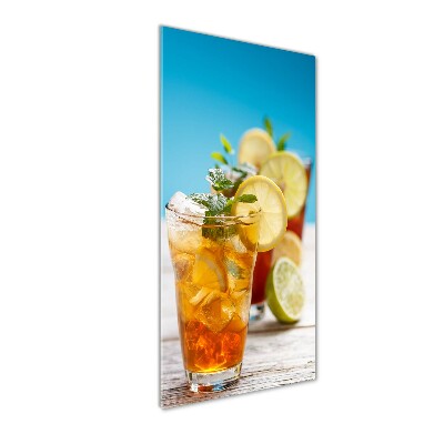 Photo printed on glass Ice tea