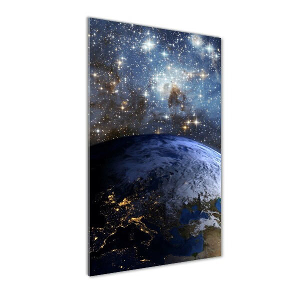 Photo printed on glass Planet Earth