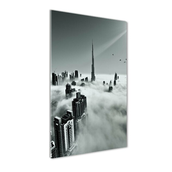 Wall art on glass Skyscrapers