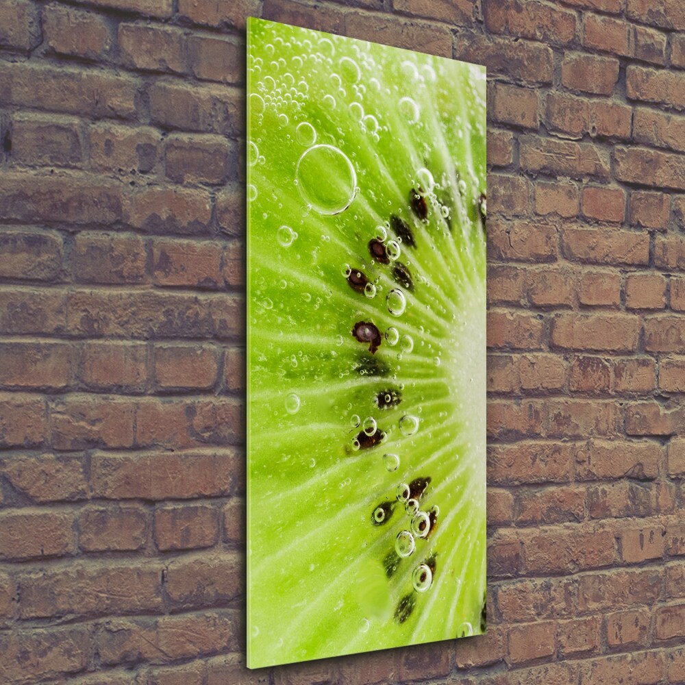 Photo printed on glass Kiwi