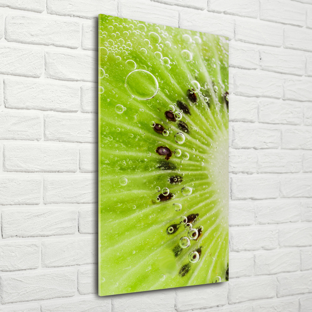 Photo printed on glass Kiwi