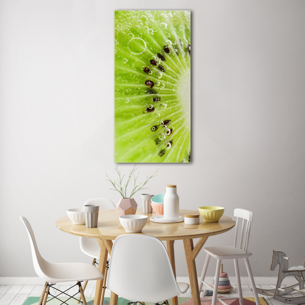 Photo printed on glass Kiwi