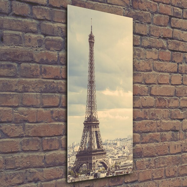 Glass wall art Eiffel Paris tower