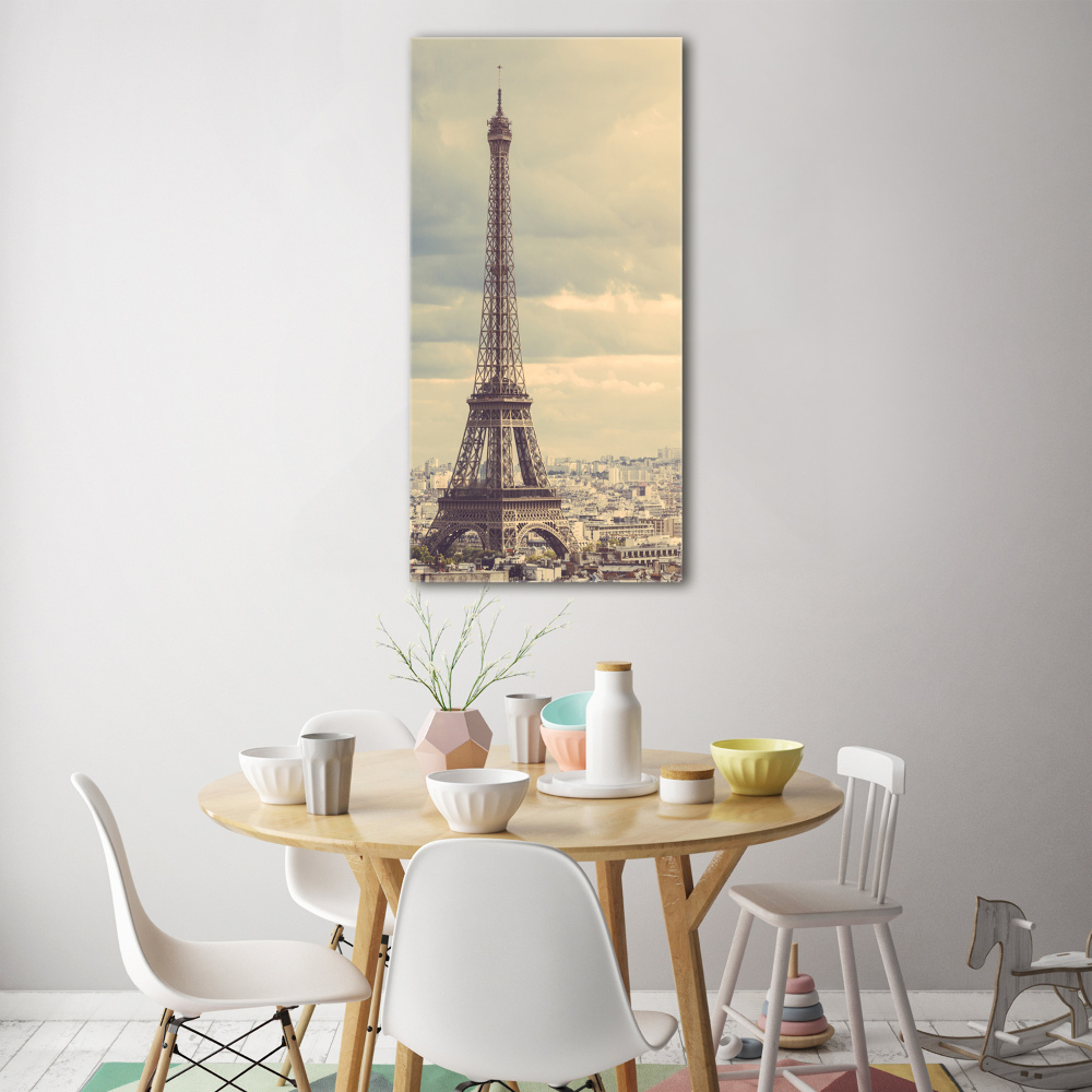 Glass wall art Eiffel Paris tower