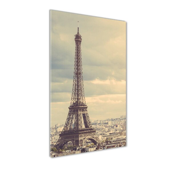 Glass wall art Eiffel Paris tower