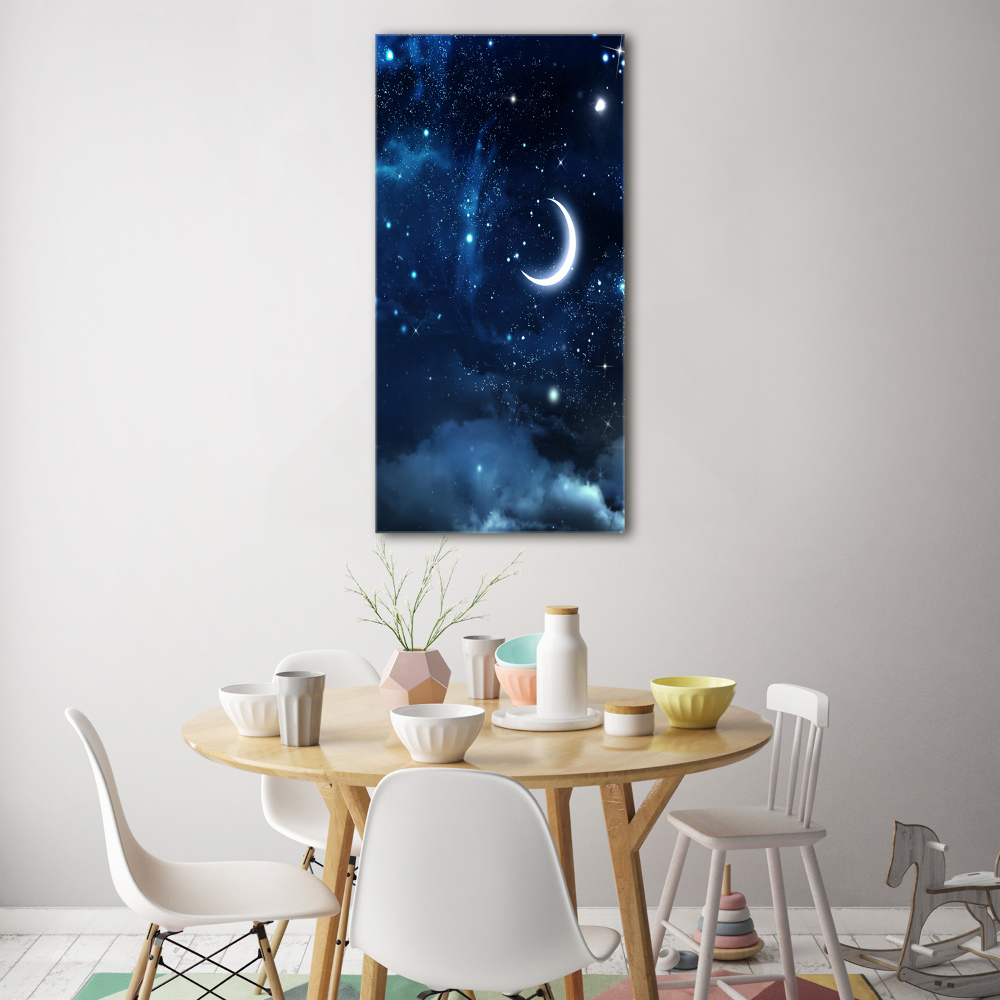 Photo printed on glass Starry sky