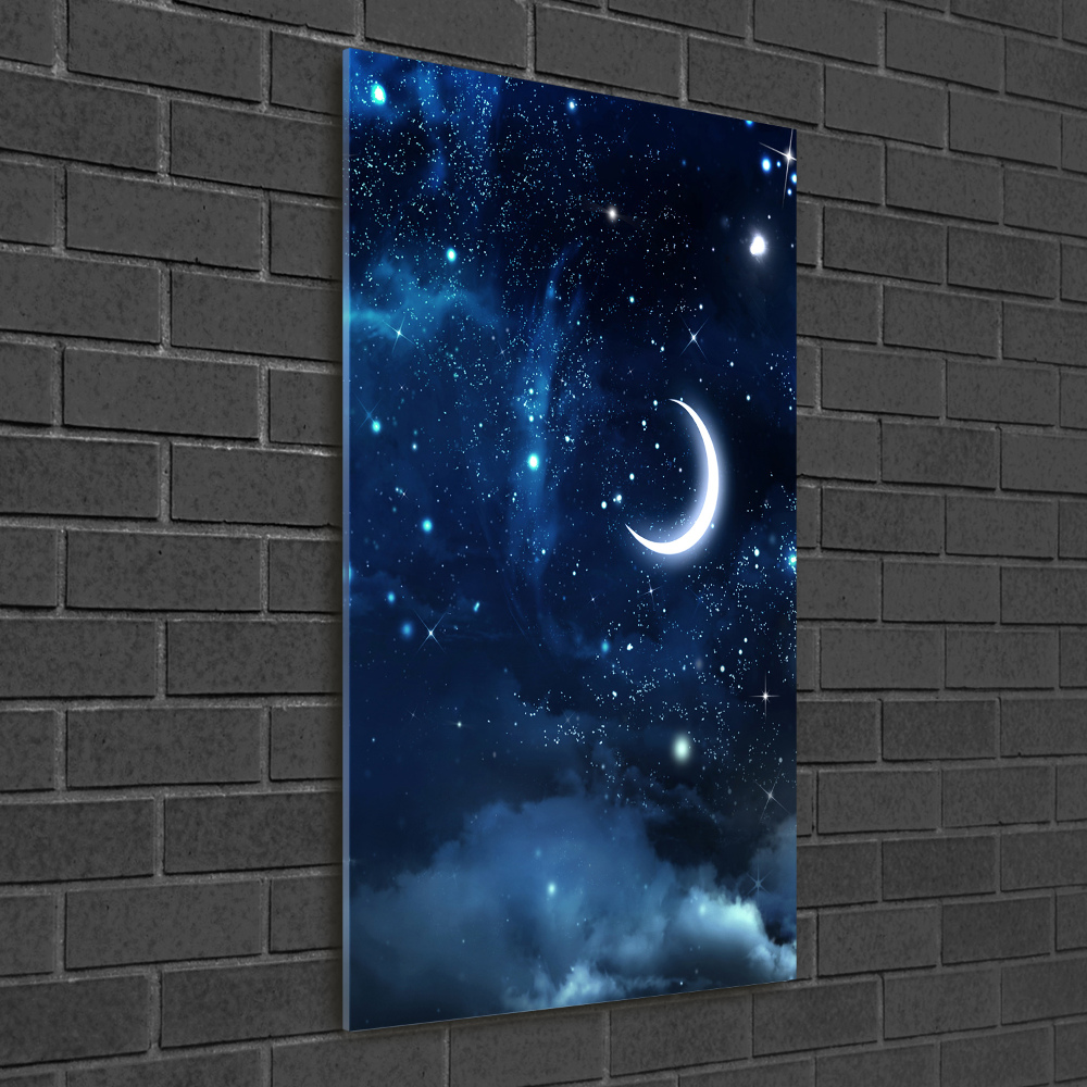 Photo printed on glass Starry sky