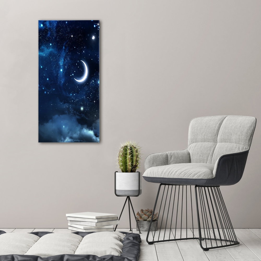 Photo printed on glass Starry sky