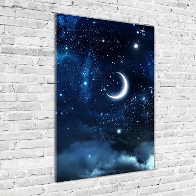 Photo printed on glass Starry sky