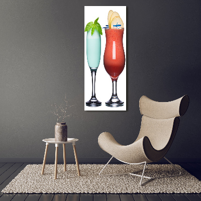 Photo printed on glass Colorful cocktails