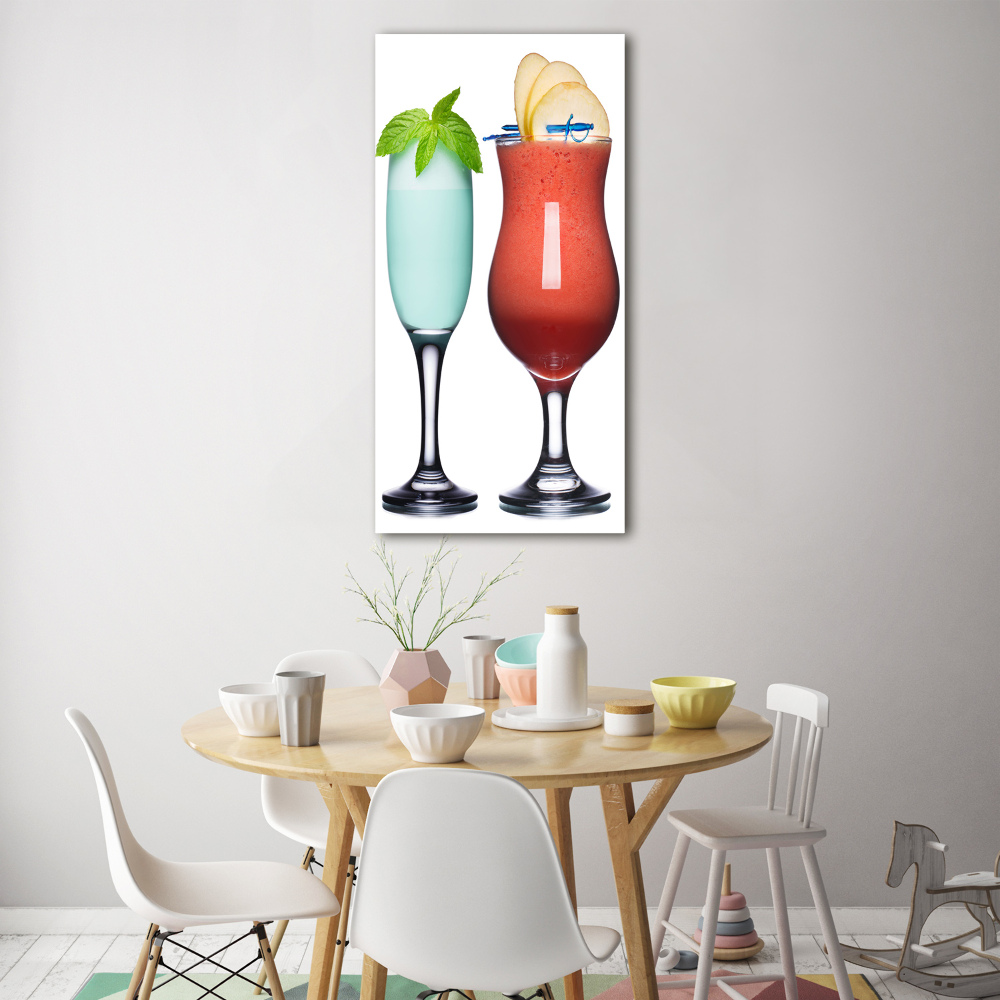 Photo printed on glass Colorful cocktails