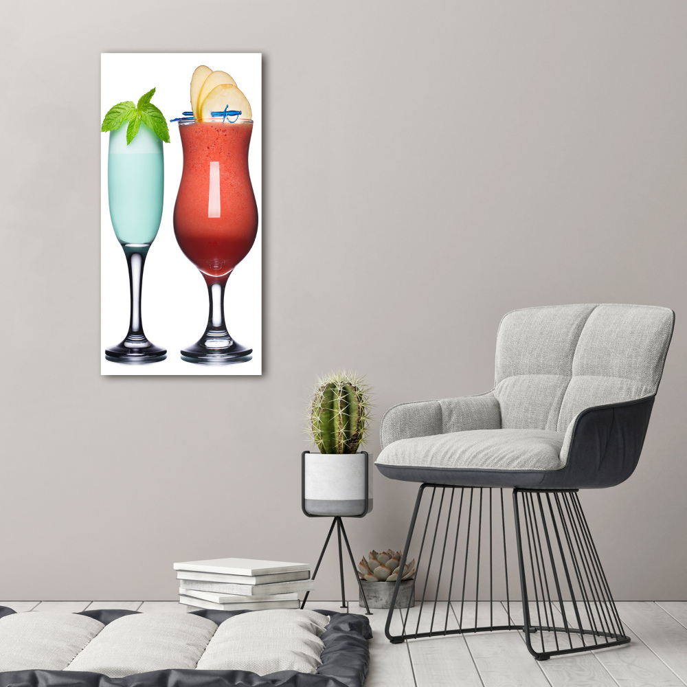 Photo printed on glass Colorful cocktails