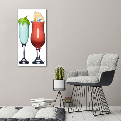 Photo printed on glass Colorful cocktails