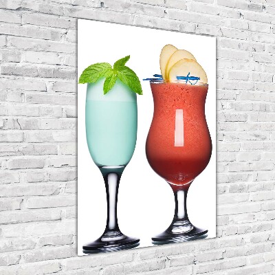 Photo printed on glass Colorful cocktails