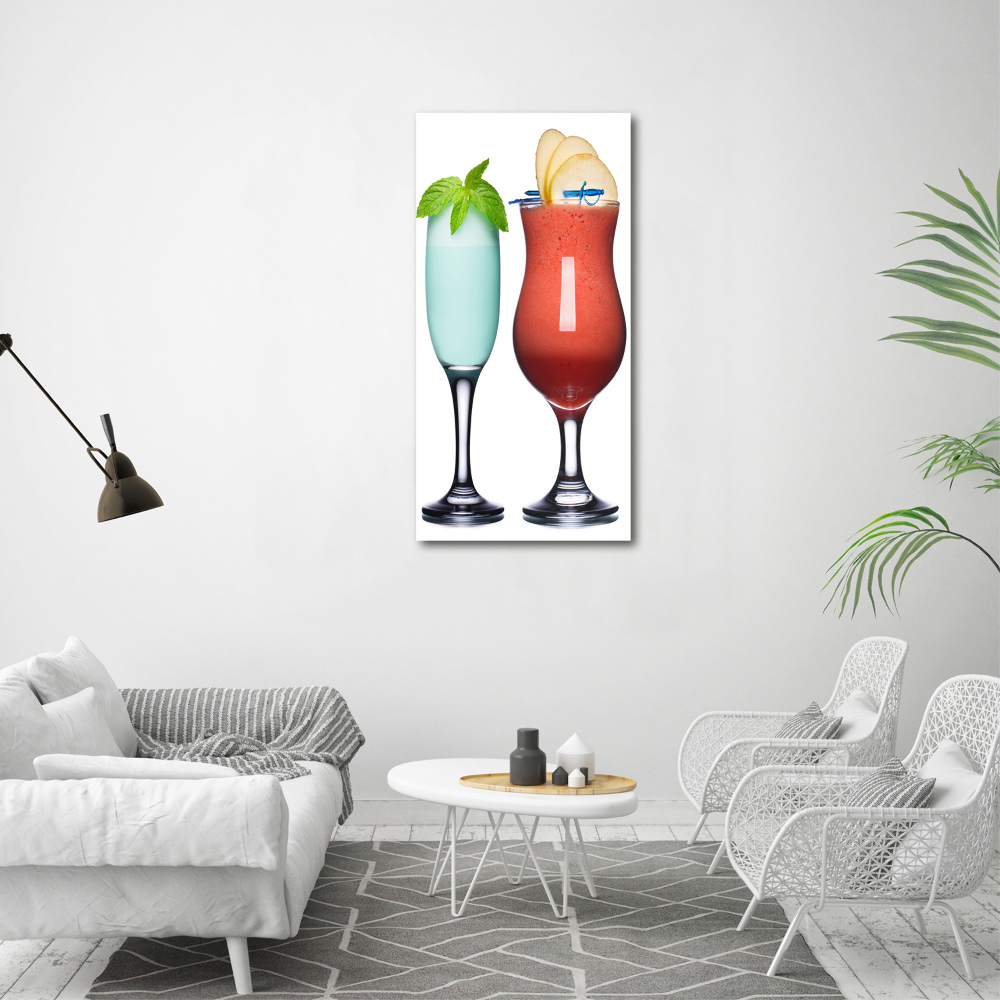 Photo printed on glass Colorful cocktails