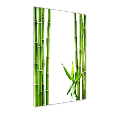 Wall art on glass Bamboo