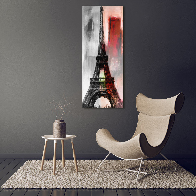 Glass art picture Eiffel Paris tower