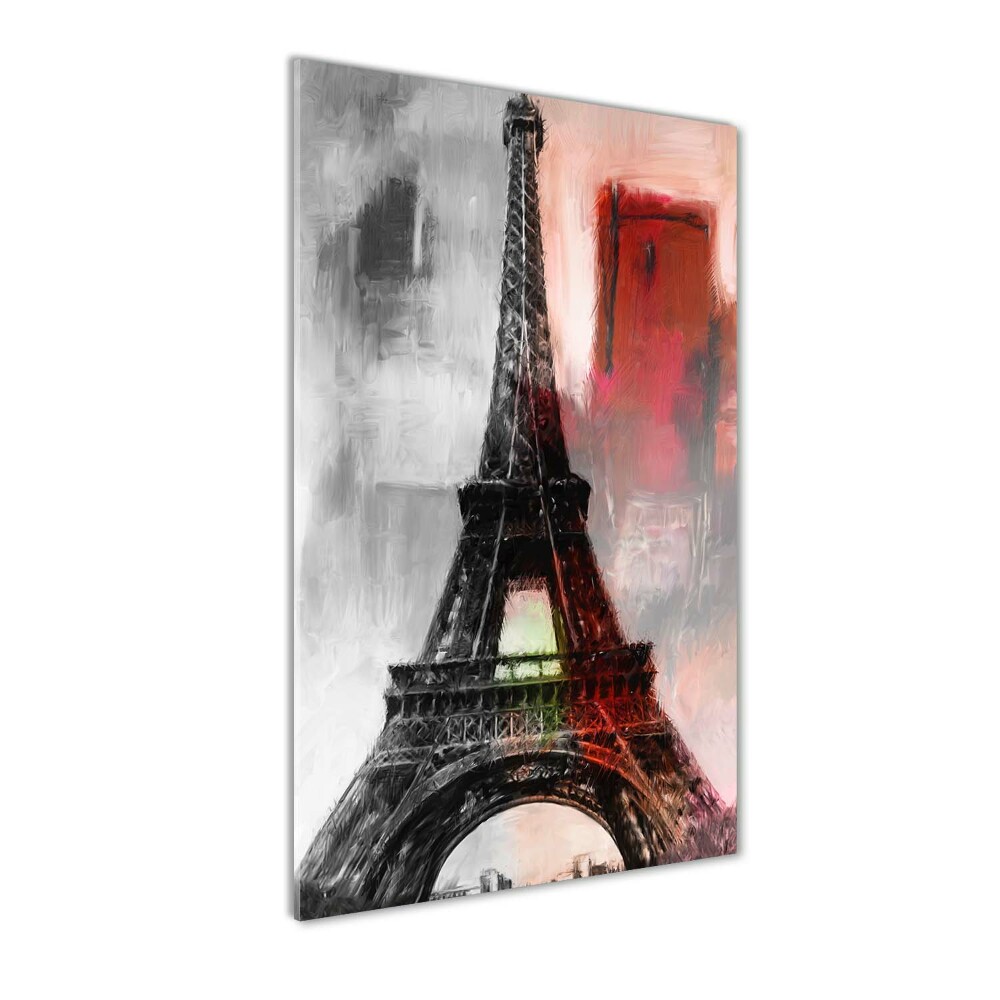 Glass art picture Eiffel Paris tower