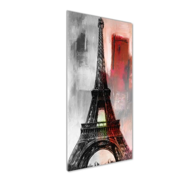 Glass art picture Eiffel Paris tower