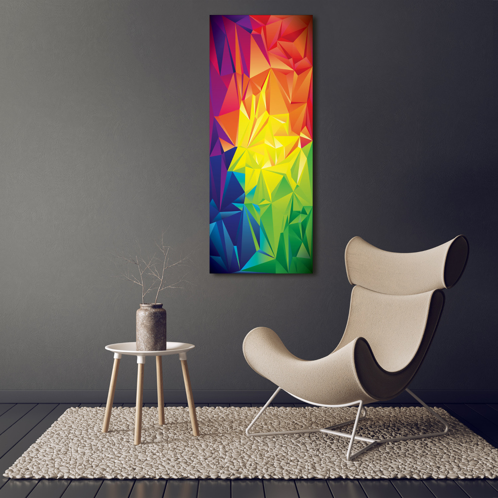 Photo printed on glass Abstract background