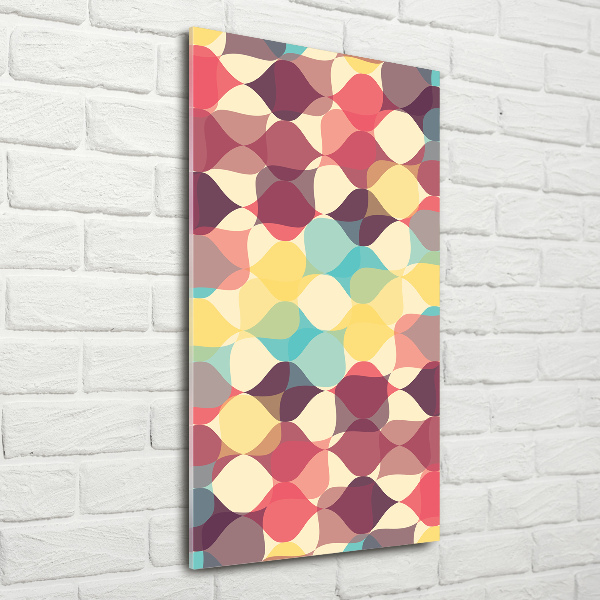 Glass wall art Geometric background