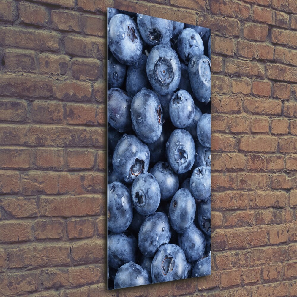 Wall art on glass Berries