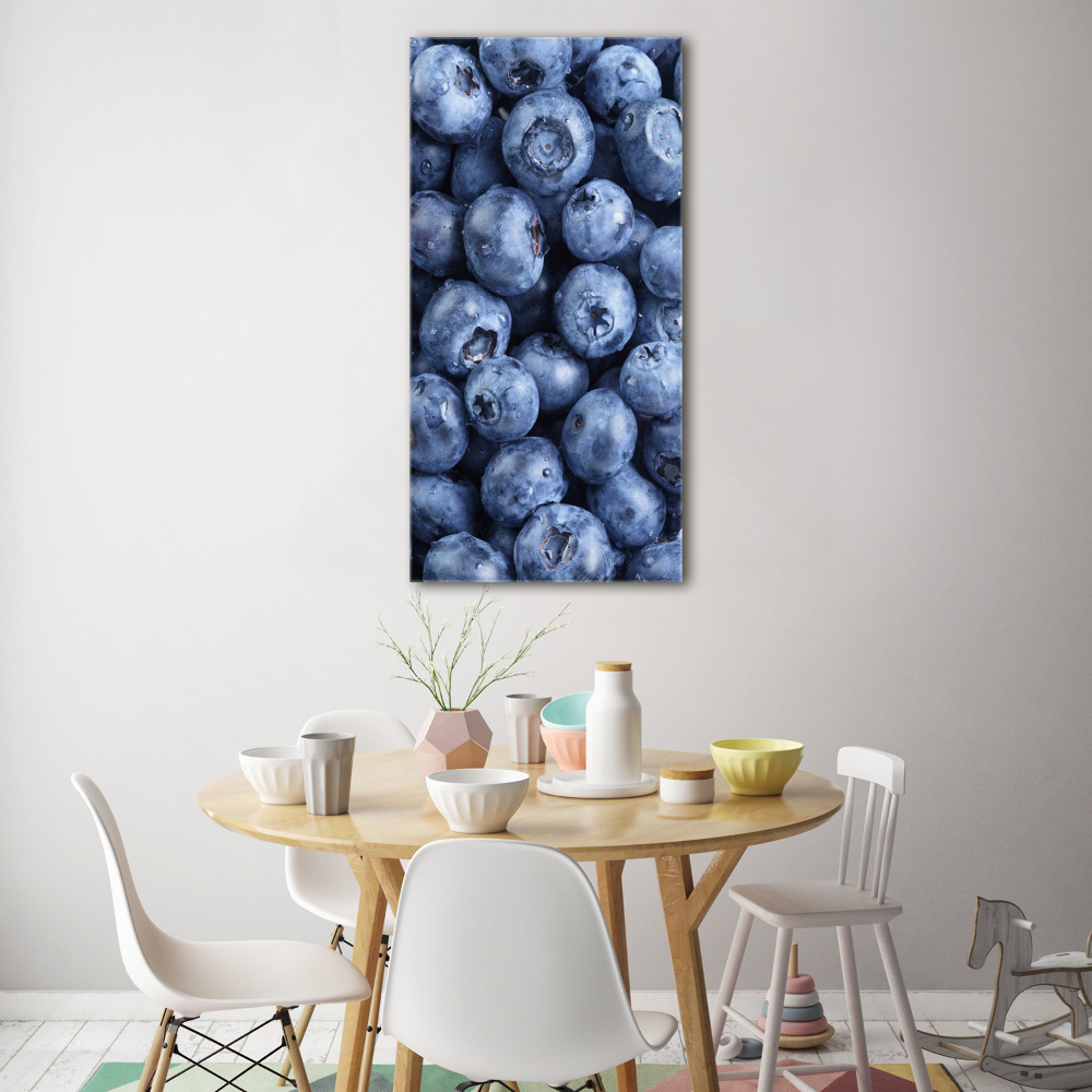 Wall art on glass Berries